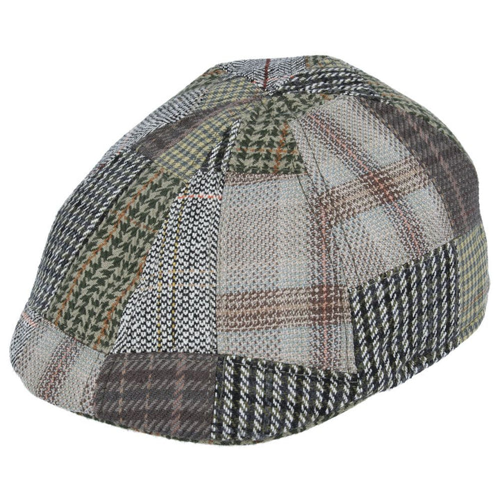 Maz Tweed Patch Six Panel Flat Cap