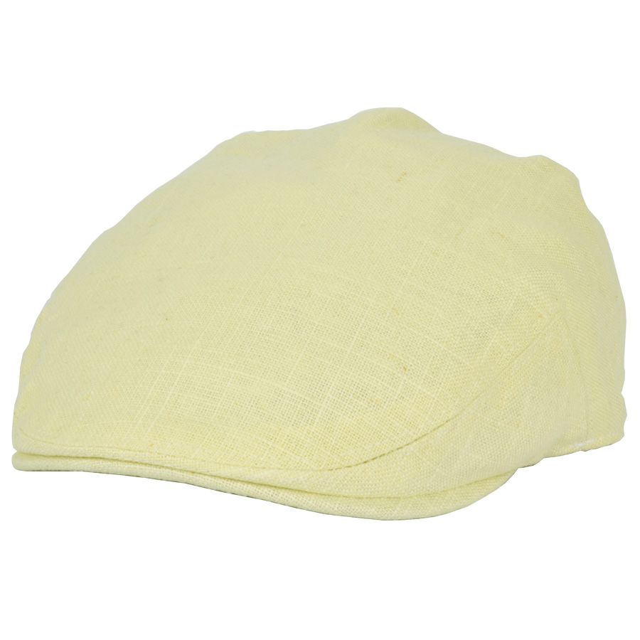 Kids G&H Linen Flat Cap